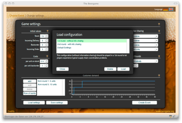 Admin04- Load Settings